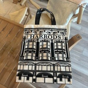 Harrods Monochrome Graphic Tote
